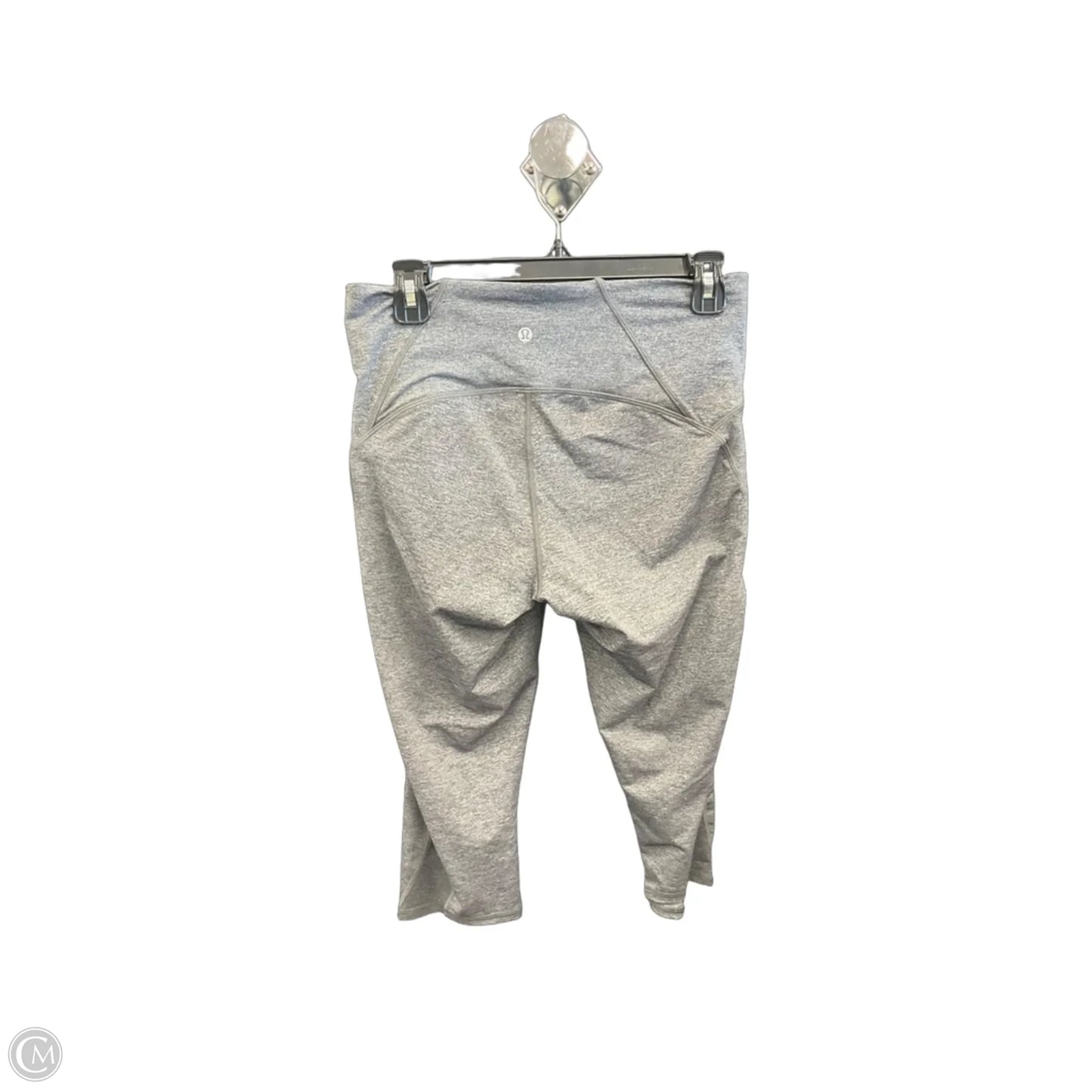 Athletic Leggings By Lululemon In Grey, Size: M