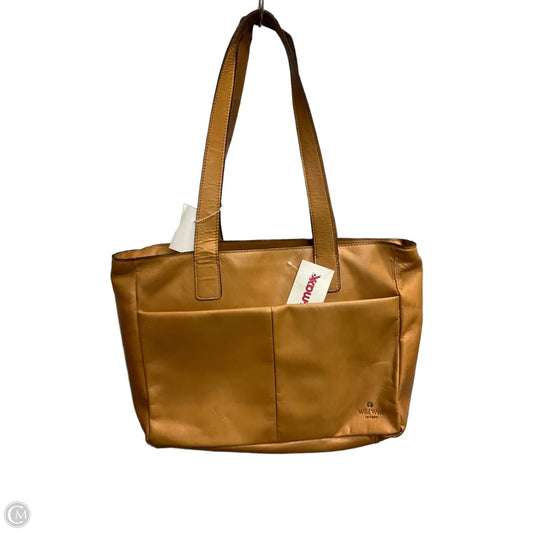 Handbag Leather By Clothes Mentor, Size: Medium