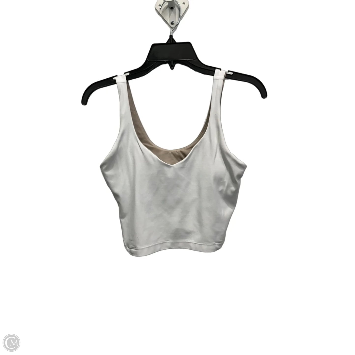 Athletic Bra By Lululemon In White, Size: M