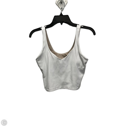 Athletic Bra By Lululemon In White, Size: M