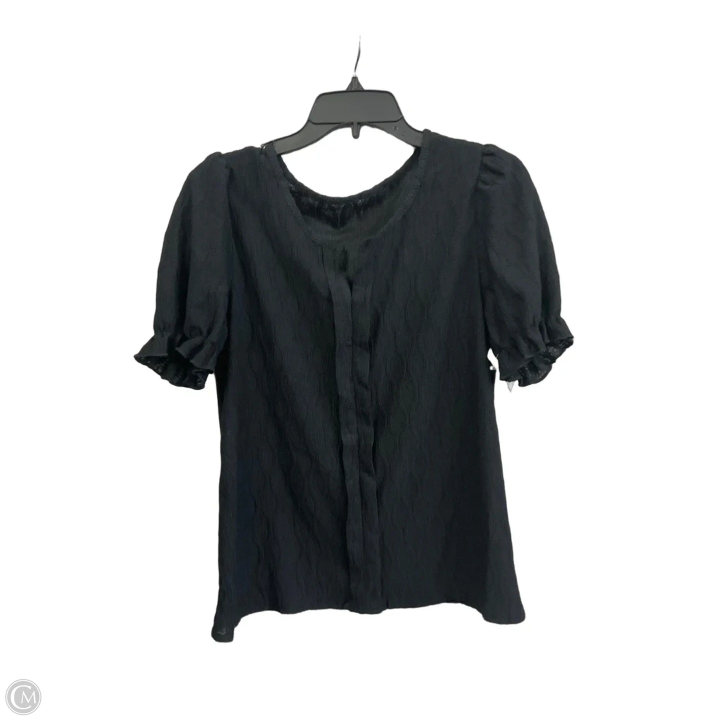 Top Short Sleeve Basic By Cme In Black, Size: S