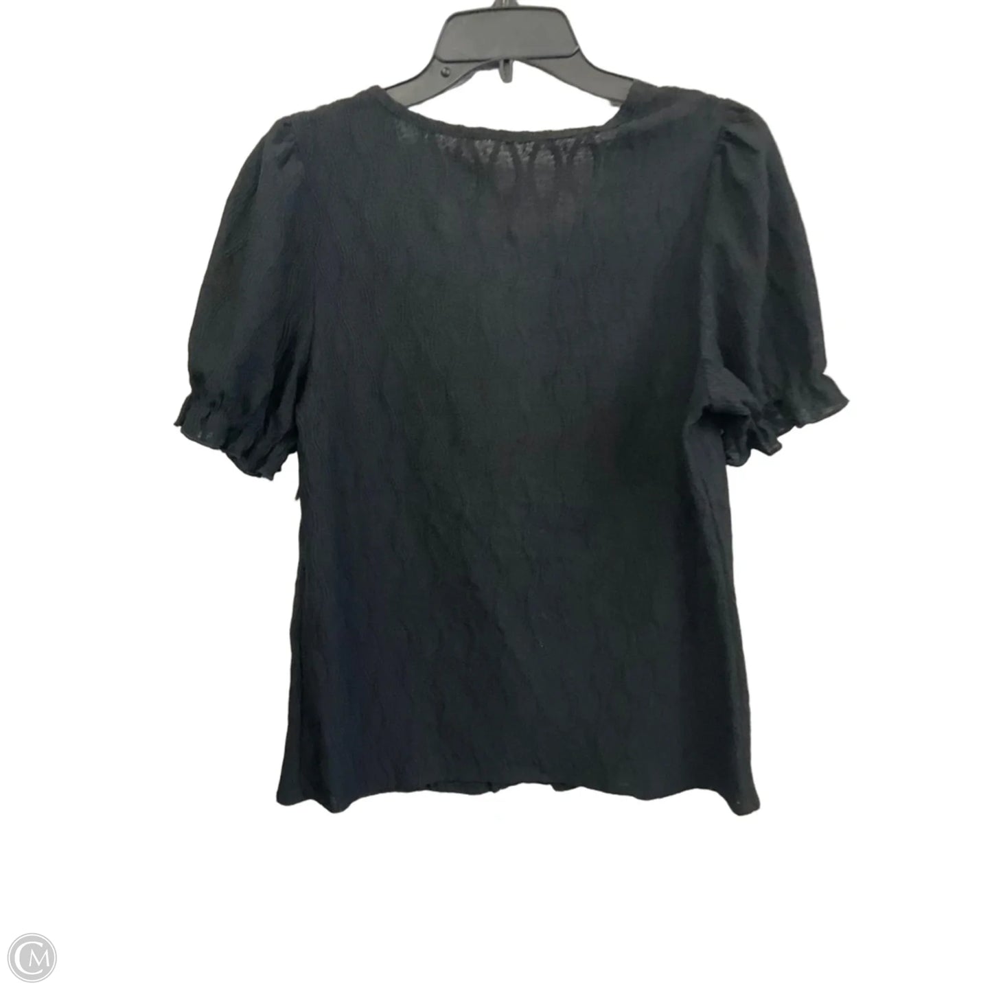 Top Short Sleeve Basic By Cme In Black, Size: S