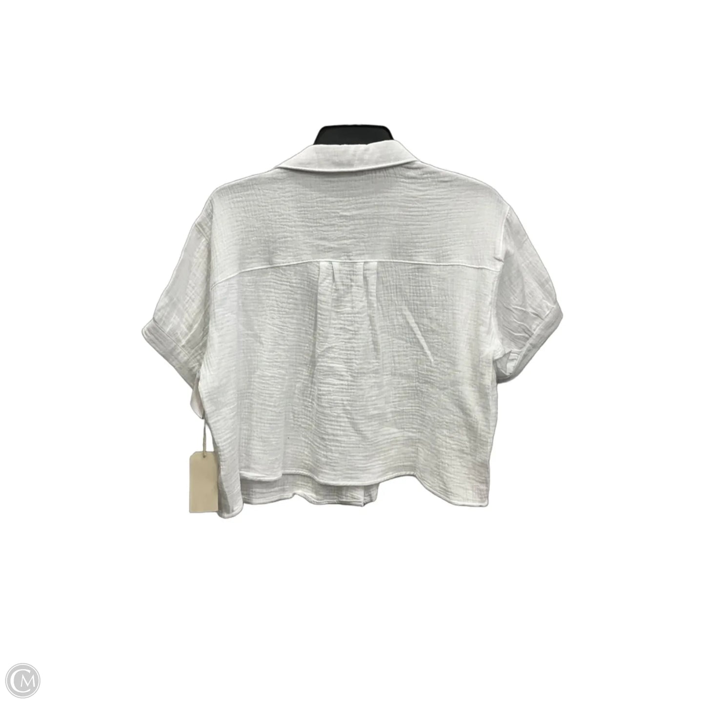 Top Short Sleeve Basic By Love Notes In White, Size: M