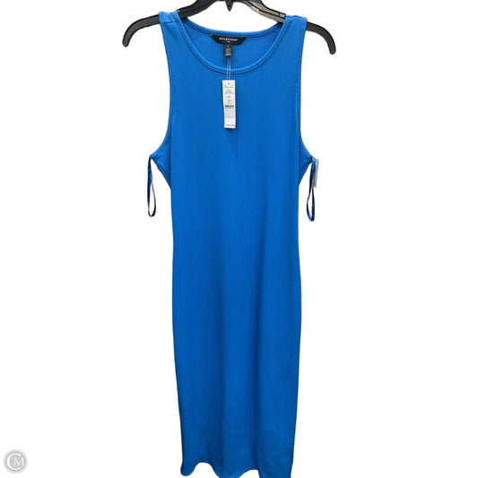 Dress Casual Maxi By White House Black Market In Blue, Size: L