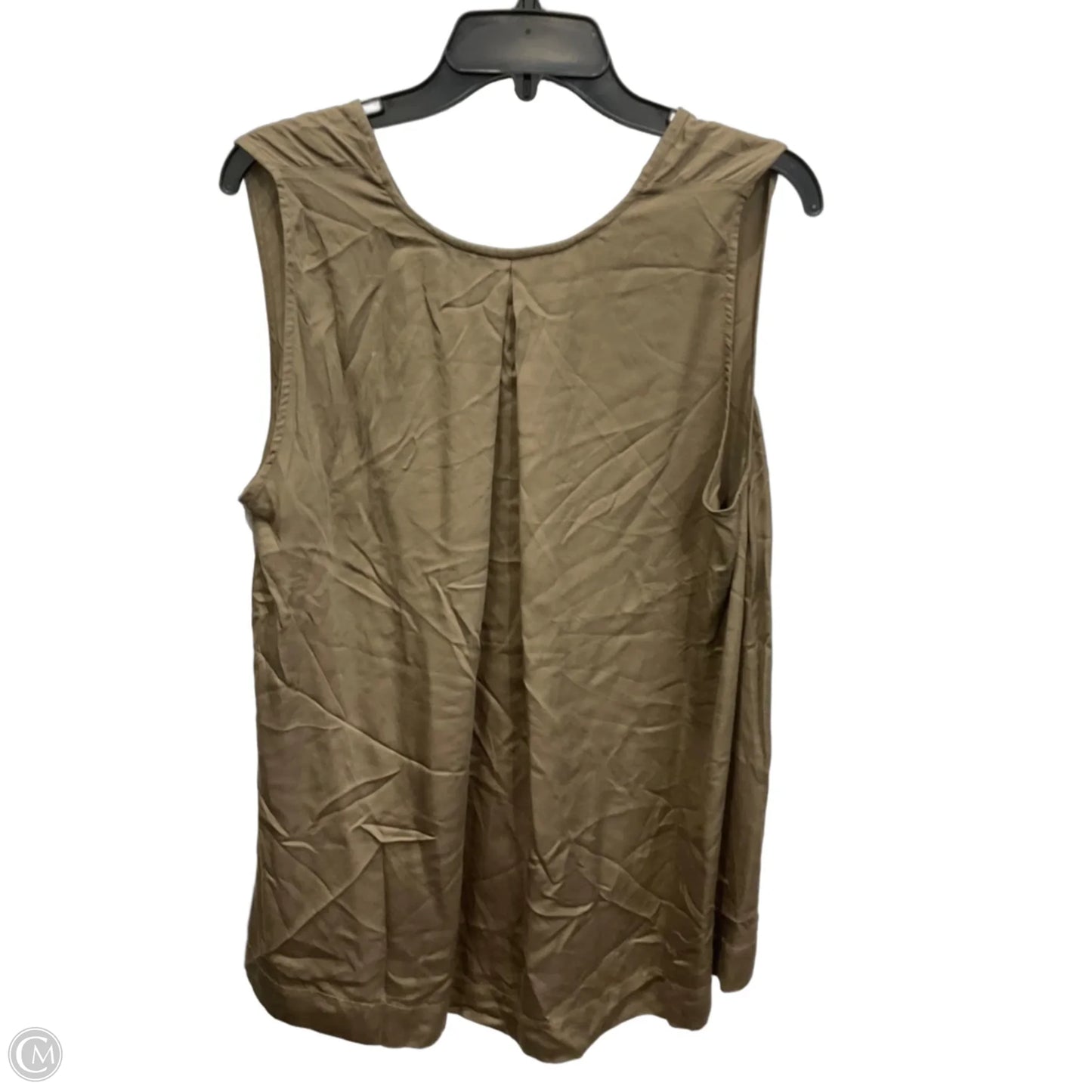 Top Sleeveless By Cmb In Green, Size: L