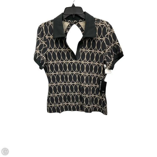 Top Short Sleeve By Cmc In Multi-colored, Size: L