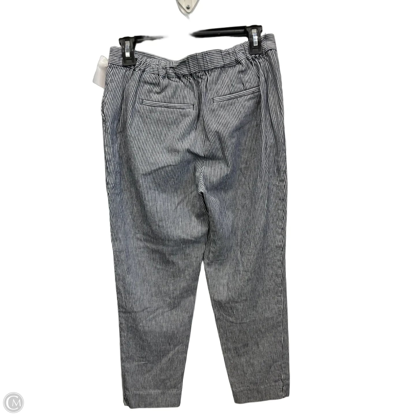 Pants Linen By Banana Republic In Striped Pattern, Size: 4