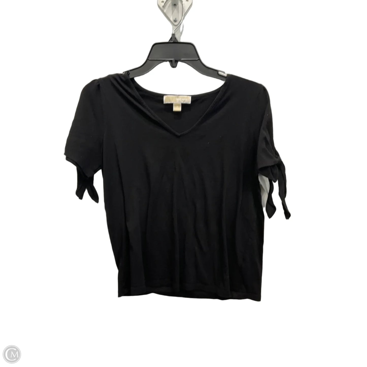 Top Short Sleeve Basic By Michael By Michael Kors In Black, Size: S