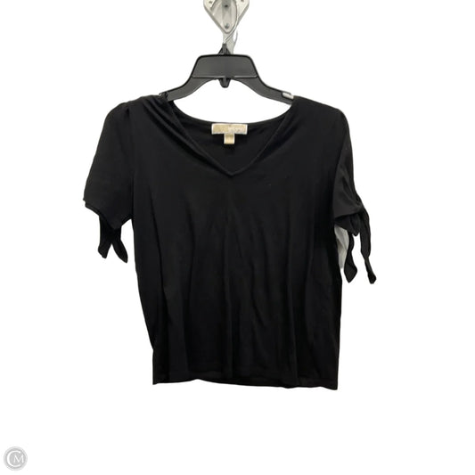 Top Short Sleeve Basic By Michael By Michael Kors In Black, Size: S
