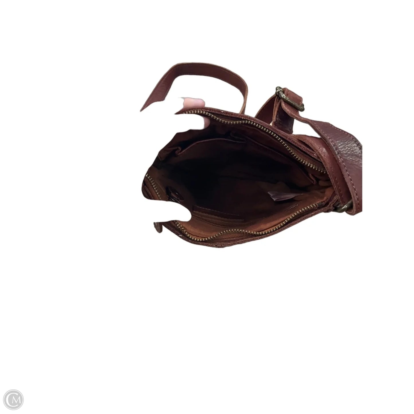 Crossbody Leather By Cma, Size: Medium