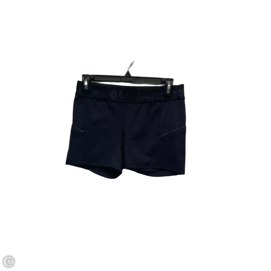 Athletic Shorts By Lululemon In Navy, Size: M