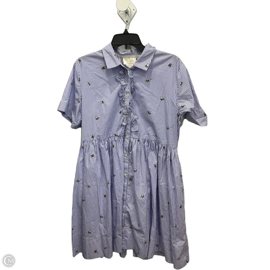 Dress Designer By Kate Spade In Striped Pattern, Size: L