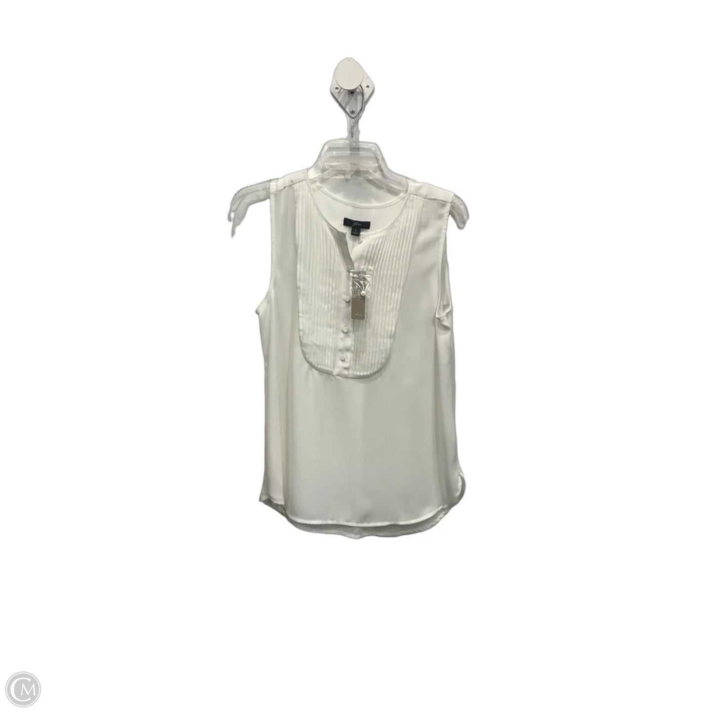 Top Sleeveless By J. Crew In White, Size: S