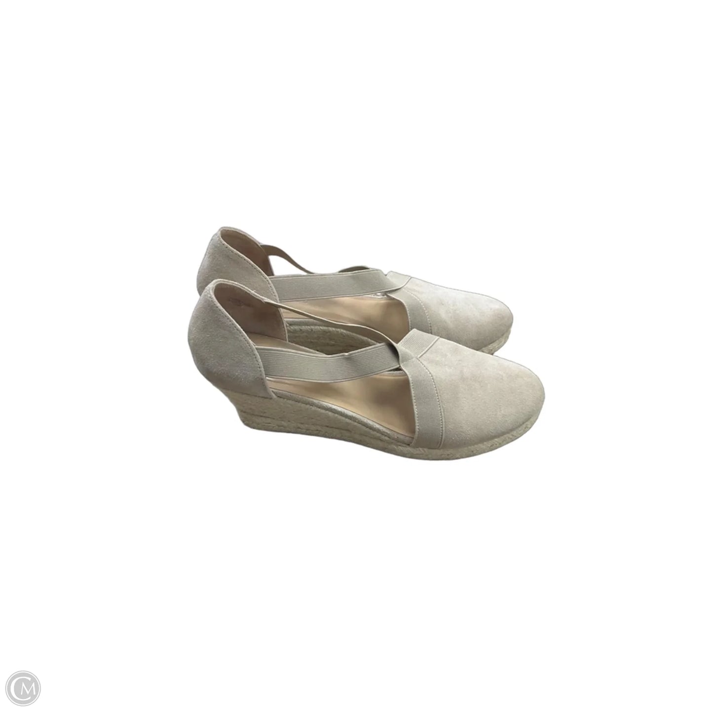 Shoes Heels Wedge By Talbots In Tan, Size: 9.5