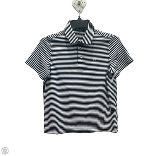 Athletic Top Short Sleeve By Vineyard Vines In Striped Pattern, Size: M