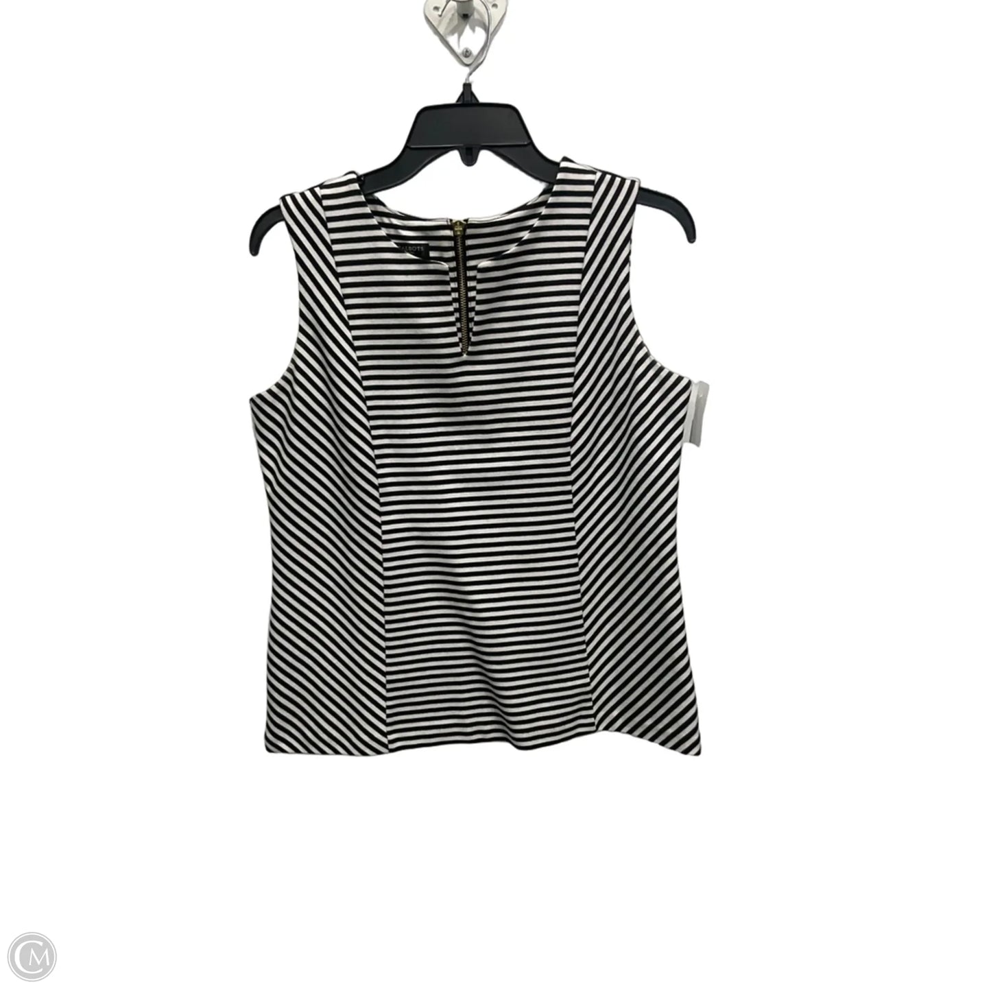 Top Sleeveless By Talbots In Striped Pattern, Size: Sp