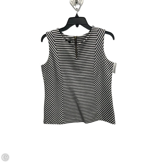 Top Sleeveless By Talbots In Striped Pattern, Size: Sp