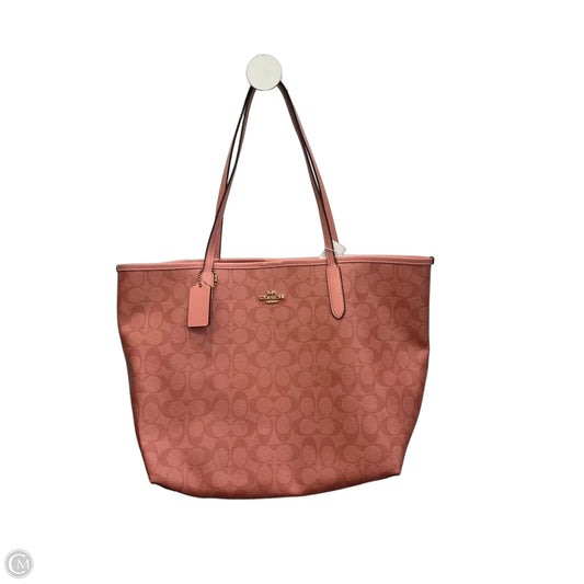 Tote Designer By Coach, Size: Large