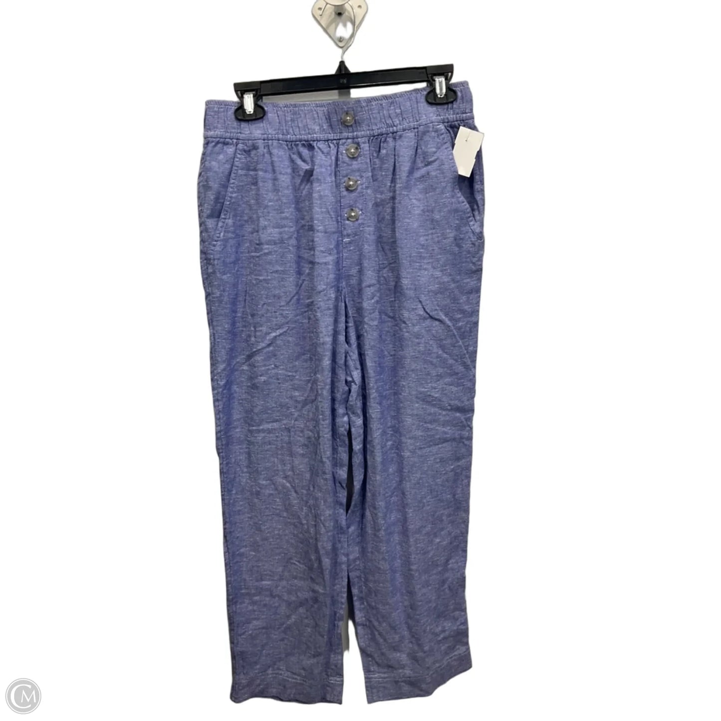 Pants Linen By Loft In Blue, Size: 8