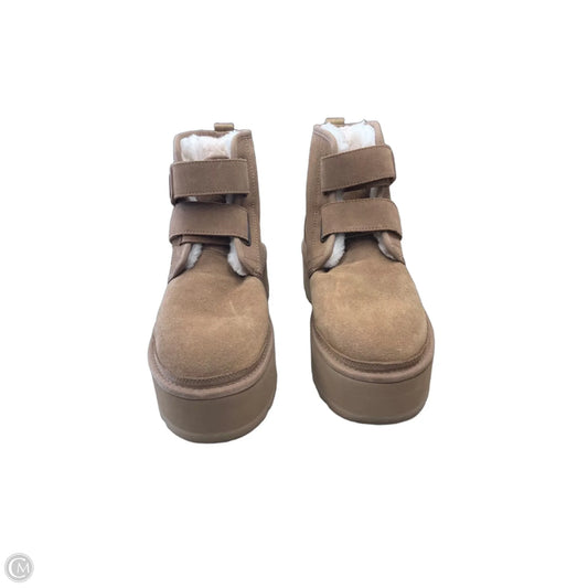 Boots Designer By Ugg In Brown, Size: 9