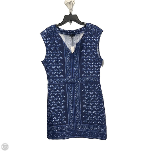 Dress Casual Midi By Talbots In Blue, Size: Xl