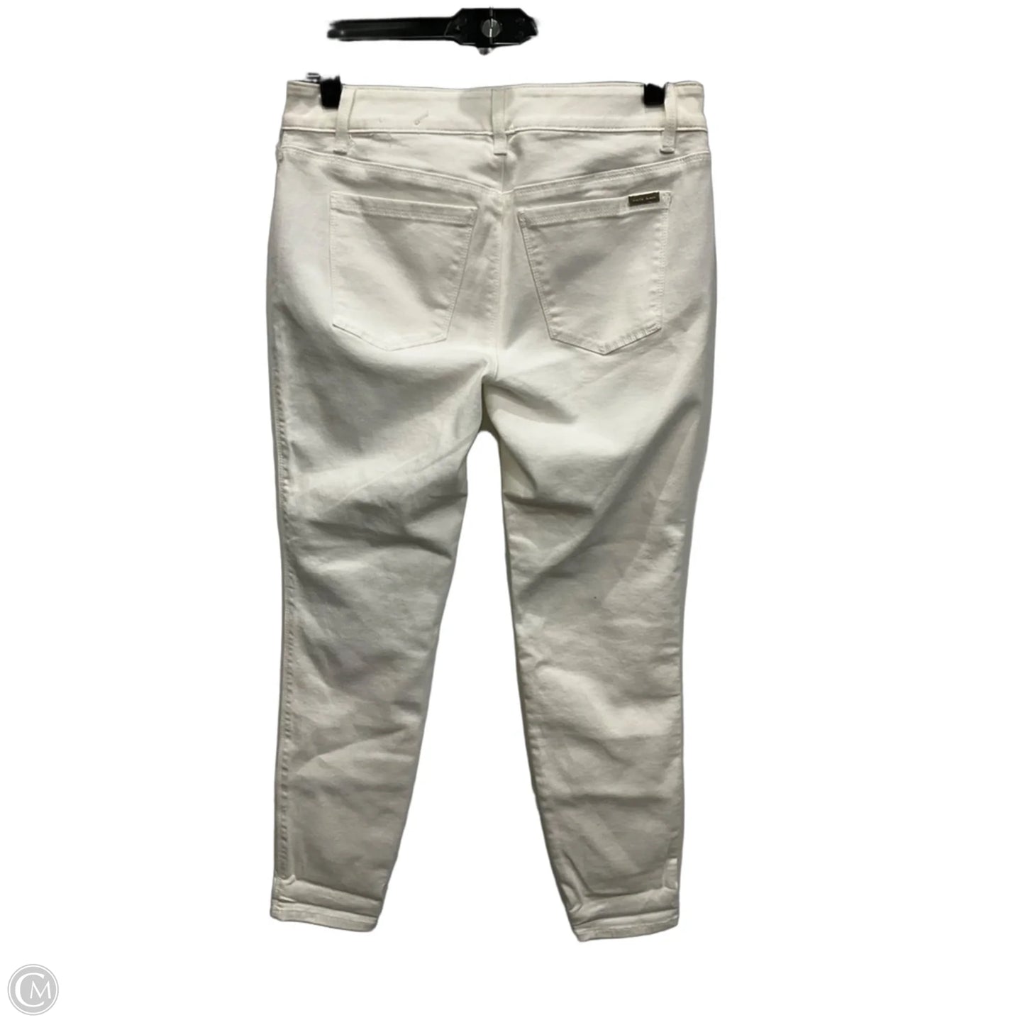 Jeans Skinny By White House Black Market In White Denim, Size: 4