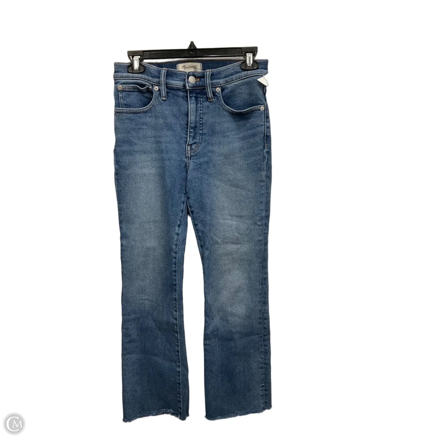 Jeans Boot Cut By Madewell In Blue Denim, Size: 4