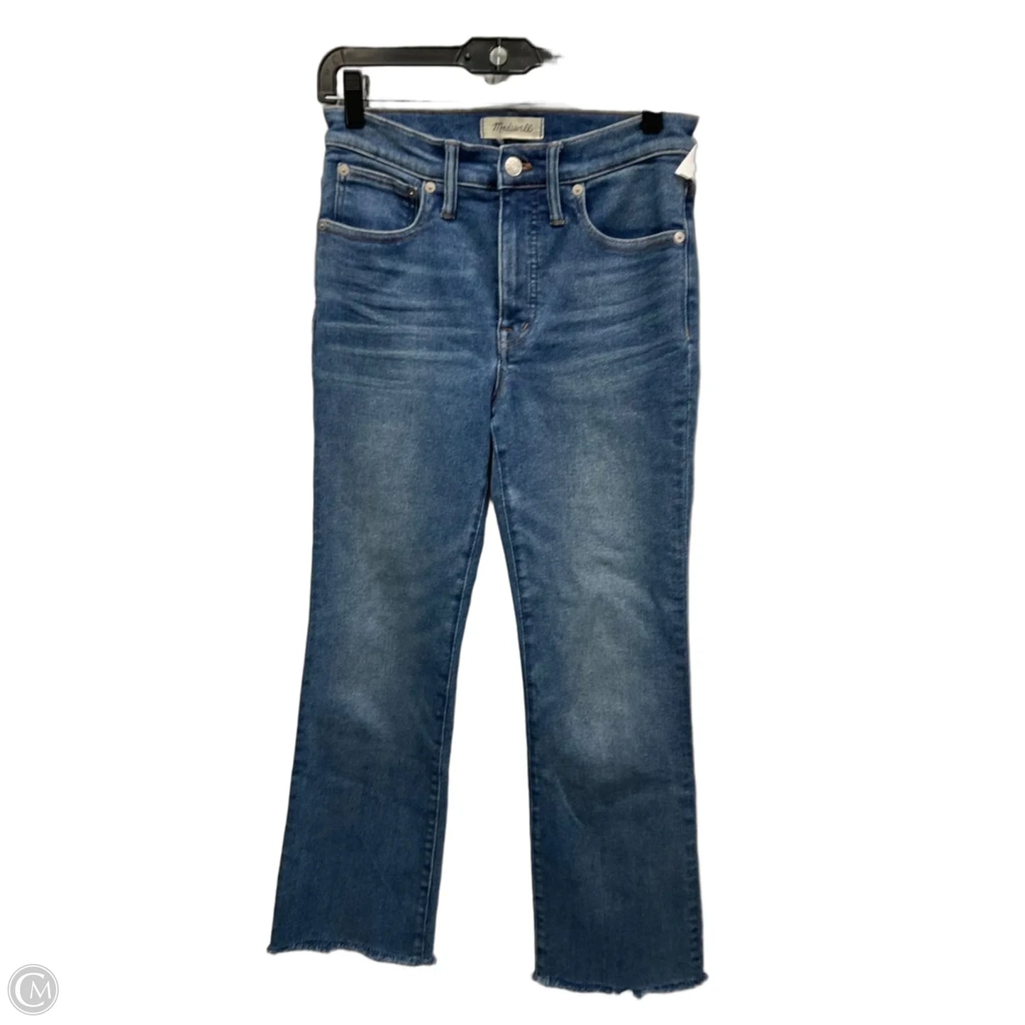 Jeans Boot Cut By Madewell In Blue Denim, Size: 4