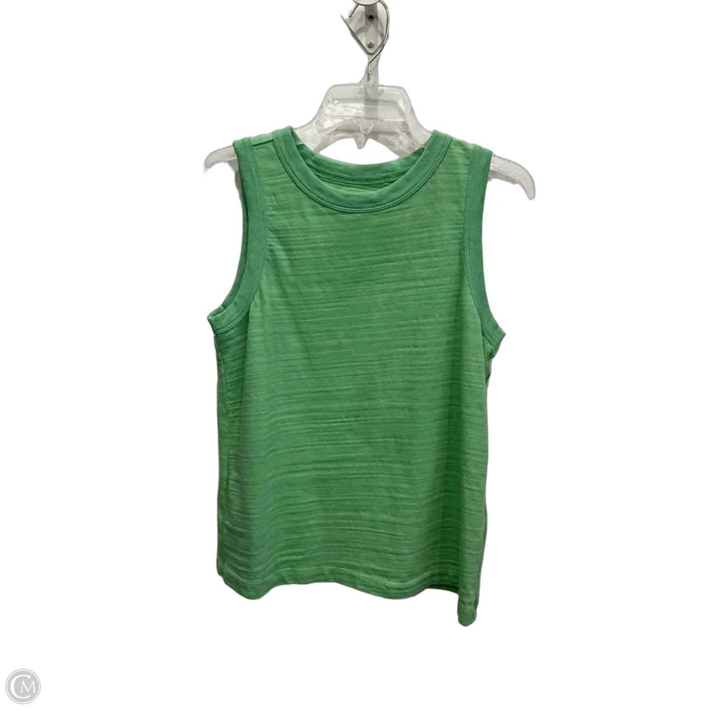 Top Sleeveless Basic By Loft In Green, Size: M