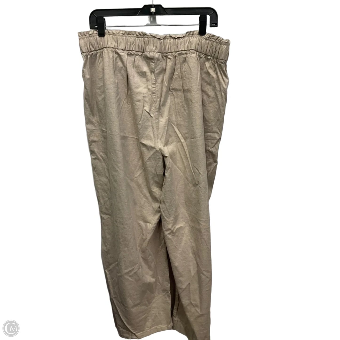 Pants Cropped By Lane Bryant In Tan, Size: 14