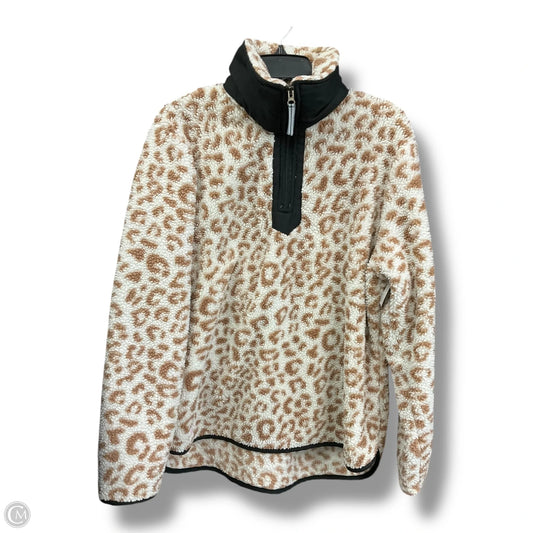 Jacket Faux Fur & Sherpa By Simply Southern In Animal Print, Size: Xl
