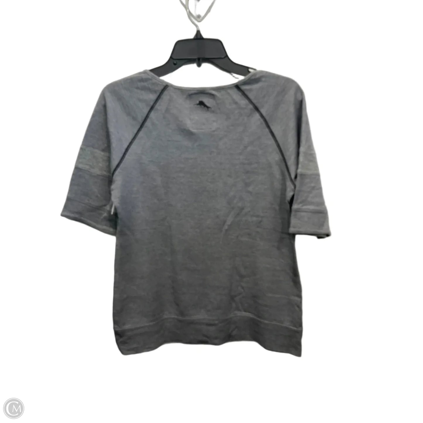 Top Short Sleeve By Tommy Bahama In Grey, Size: M