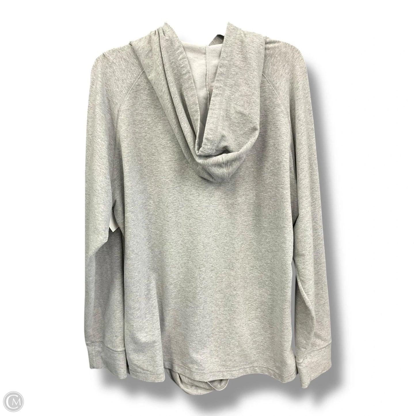 Sweatshirt Hoodie By Reebok In Grey, Size: Xl