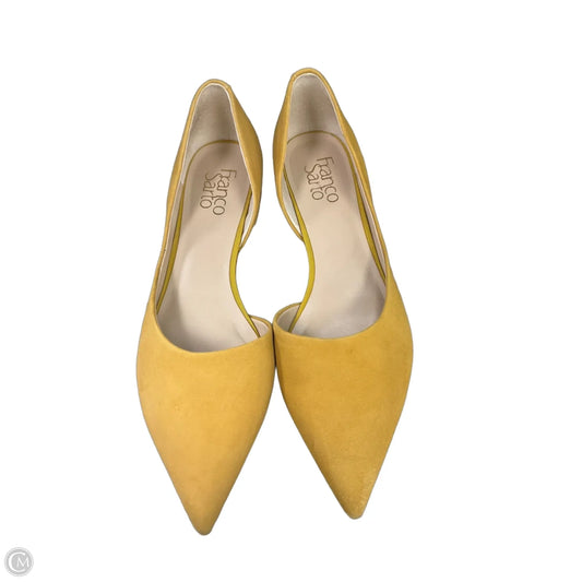 Shoes Flats By Franco Sarto In Yellow, Size: 8.5