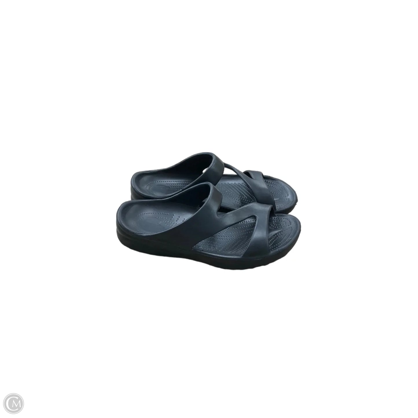 Sandals Flats By Clothes Mentor In Black, Size: 9