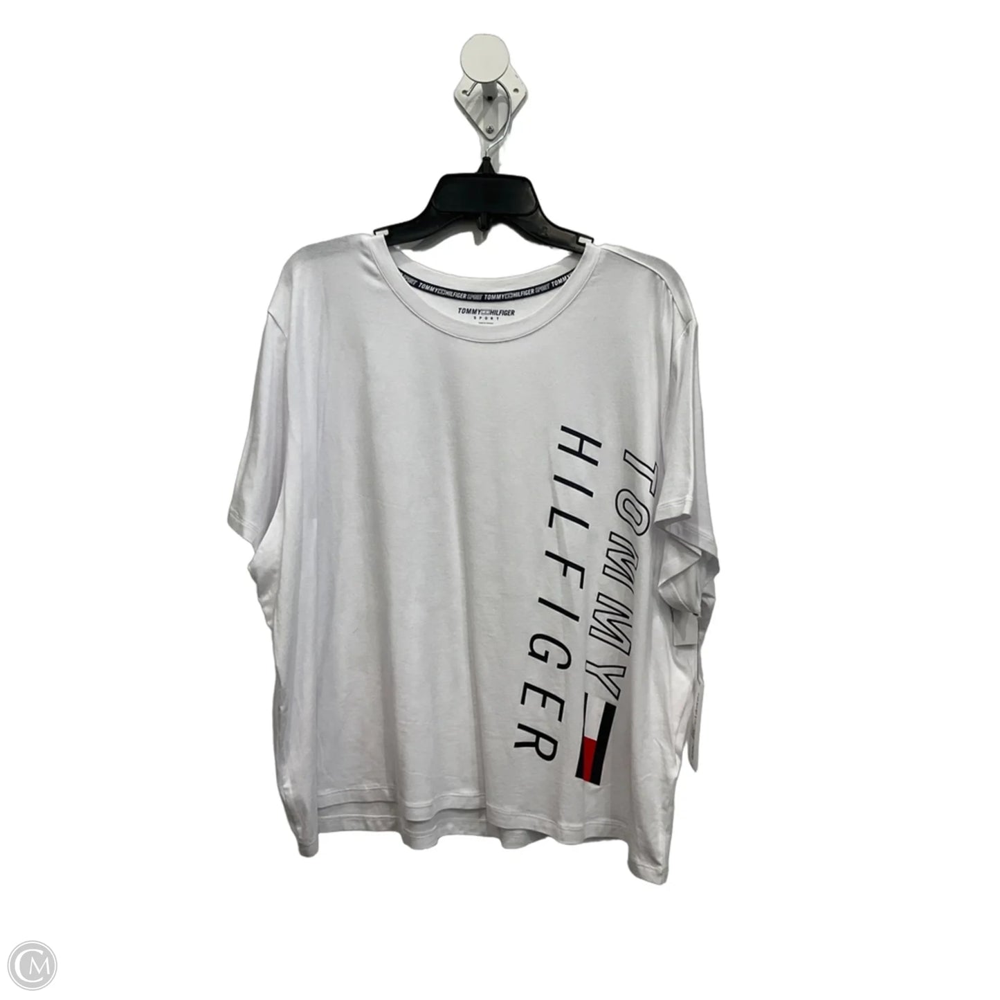 Top Short Sleeve Basic By Tommy Hilfiger In White, Size: 1x