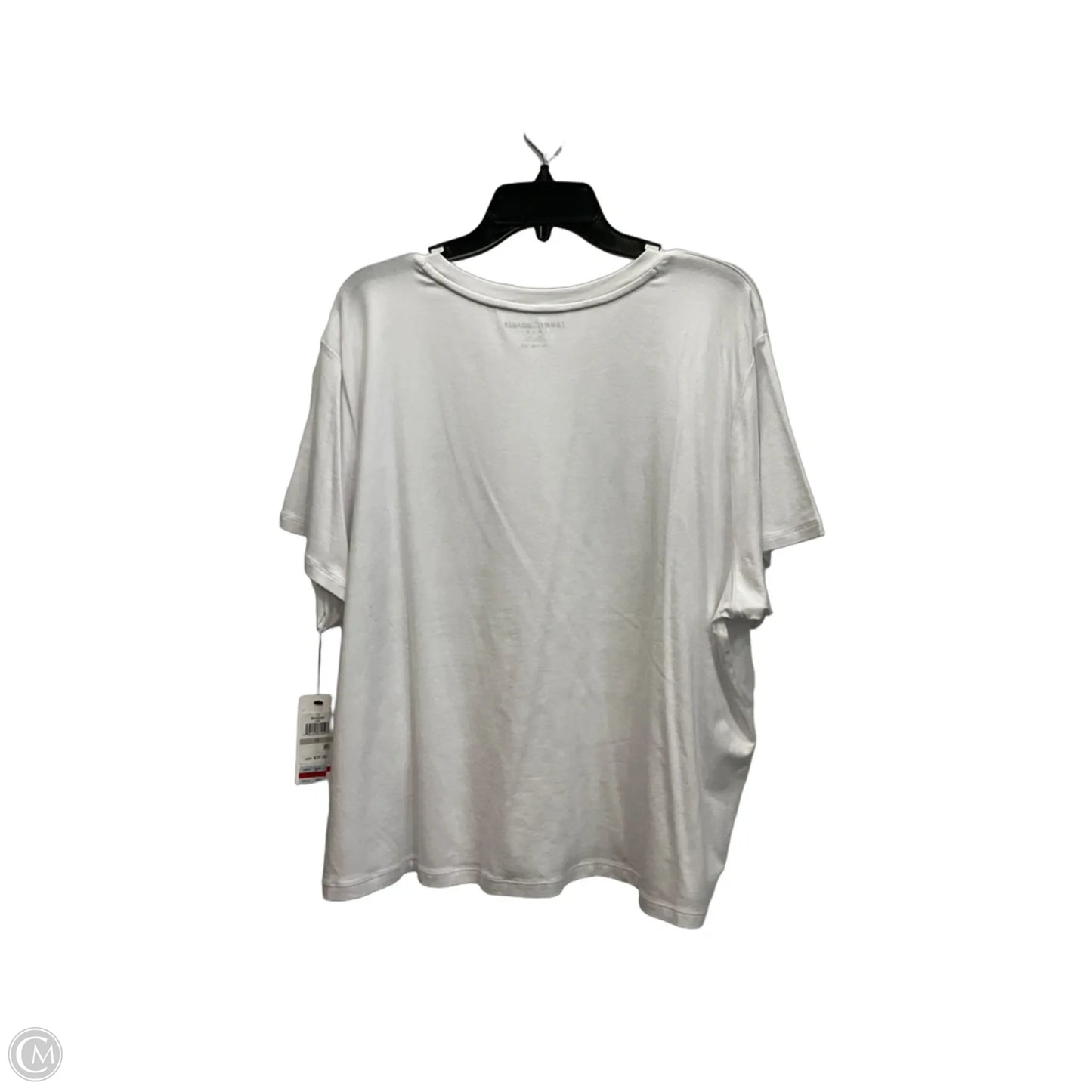 Top Short Sleeve Basic By Tommy Hilfiger In White, Size: 1x