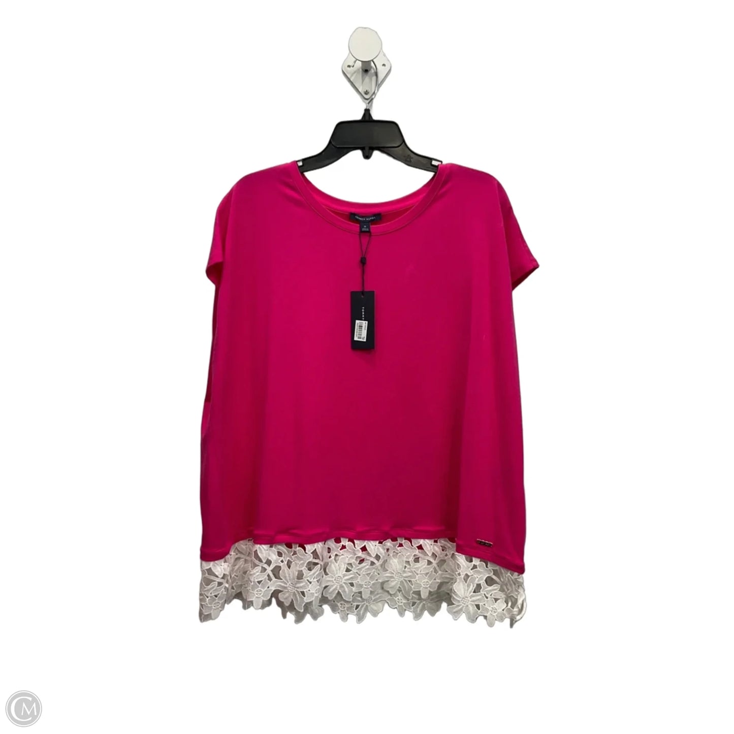 Top Short Sleeve Basic By Tommy Hilfiger In Pink, Size: 1x