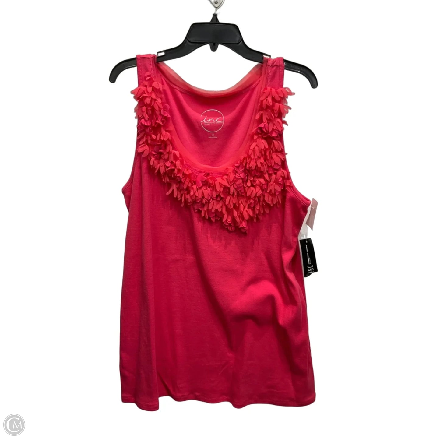 Top Sleeveless By Inc In Pink, Size: 3x