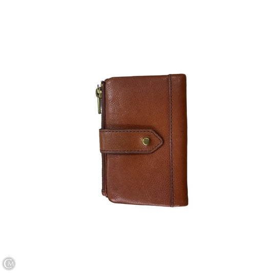 Wallet Leather By Fossil, Size: Small