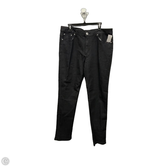 Jeans Skinny By Clothes Mentor In Black Denim, Size: 20