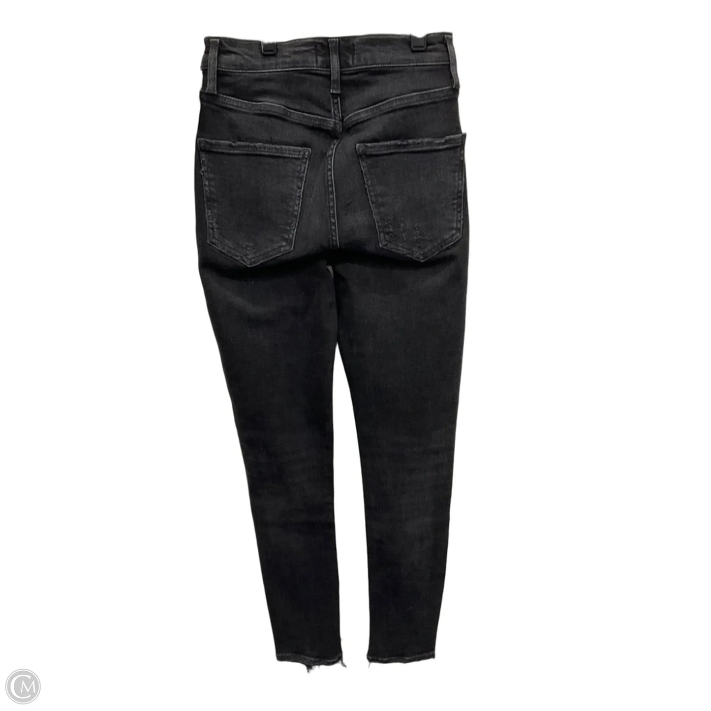 Jeans Skinny By Agolde In Black Denim, Size: 2