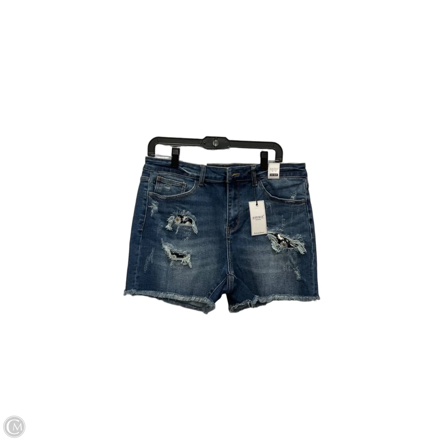 Shorts By Judy Blue In Blue Denim, Size: 16