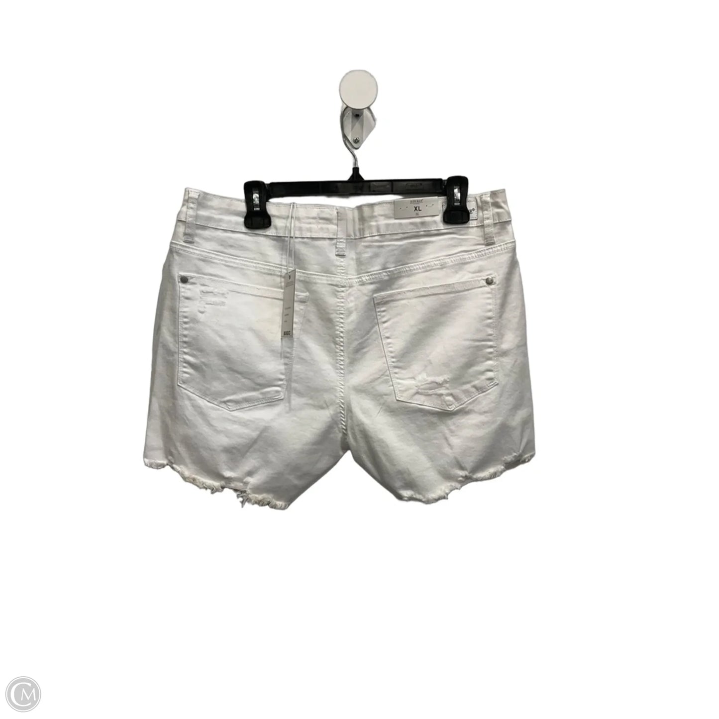 Shorts By Judy Blue In White Denim, Size: 16