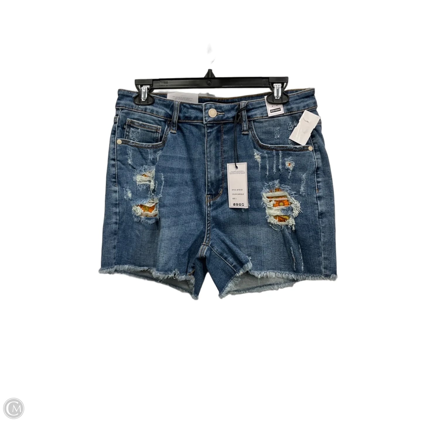 Shorts By Judy Blue In Blue Denim, Size: 12