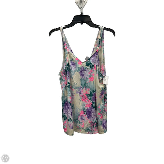 Top Sleeveless By Sew In Love In Multi-colored, Size: Xl