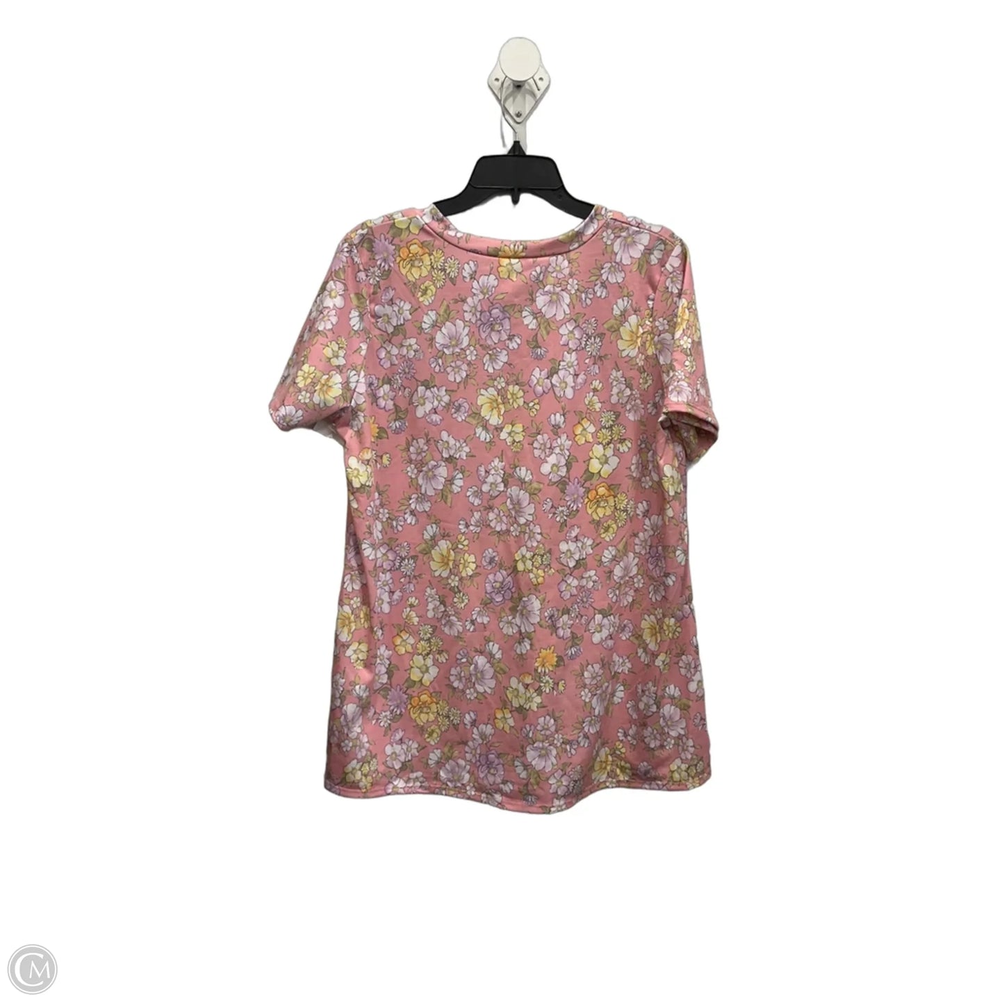 Top Short Sleeve By Heimish Usa In Floral Print, Size: Xl