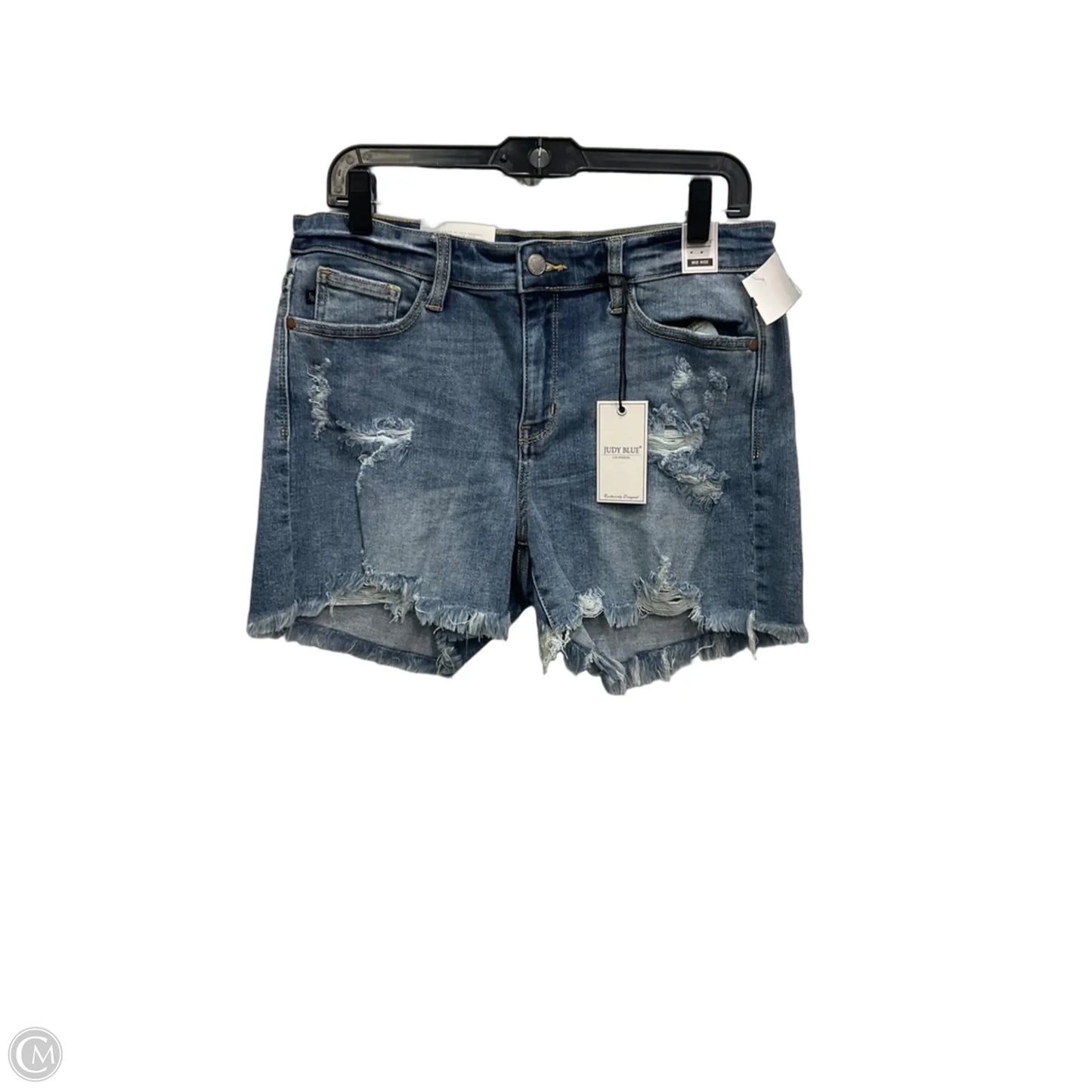Shorts By Judy Blue In Blue Denim, Size: 12
