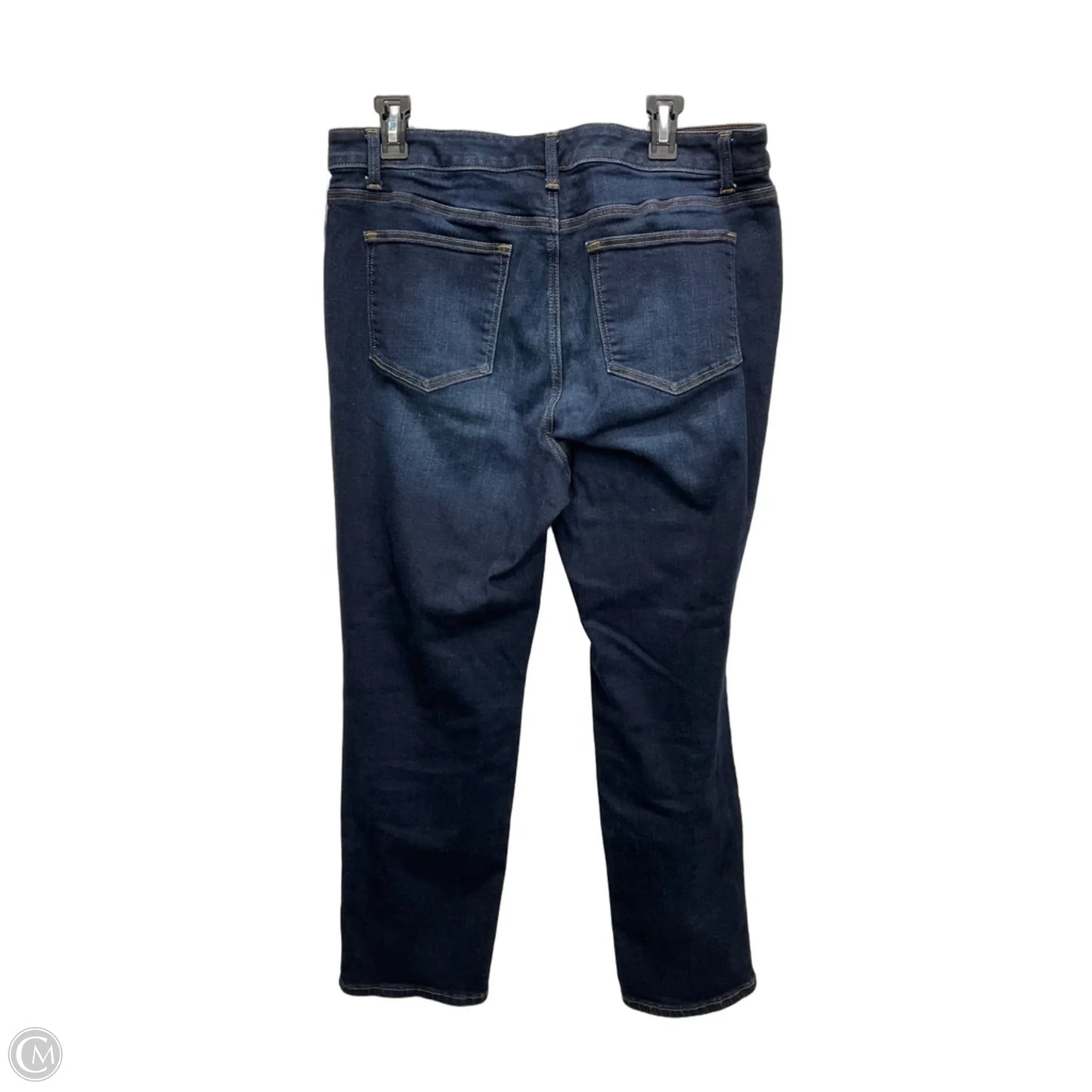 Jeans Straight By Talbots In Blue Denim, Size: 14p