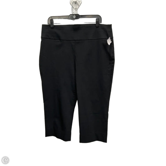 Capris By Chicos In Black, Size: 14